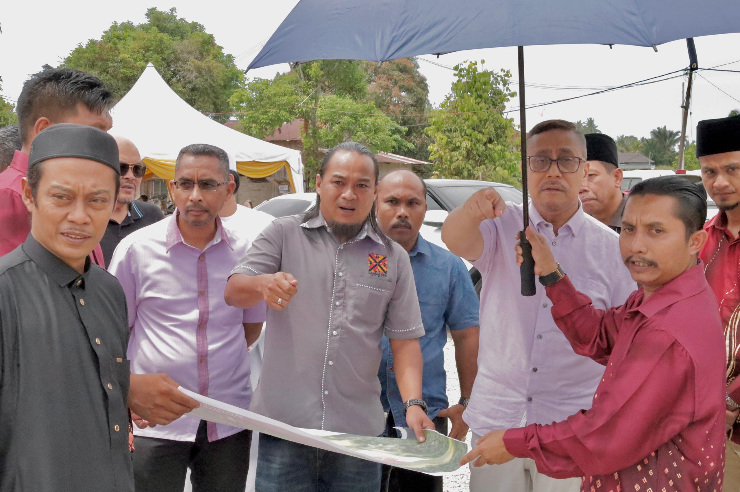 LAWATAN KERJA YBM DATO’ TENGKU KAYA PERKASA KE SURAU YM DATO’ TENGKU IBRAHIM FARIHADDIN BIN DATO TENGKU FEISSAL BERSAMA KOMPLEKS WADI AL- MUQADDAS DI KAMPUNG SARING PASIR PUTEH