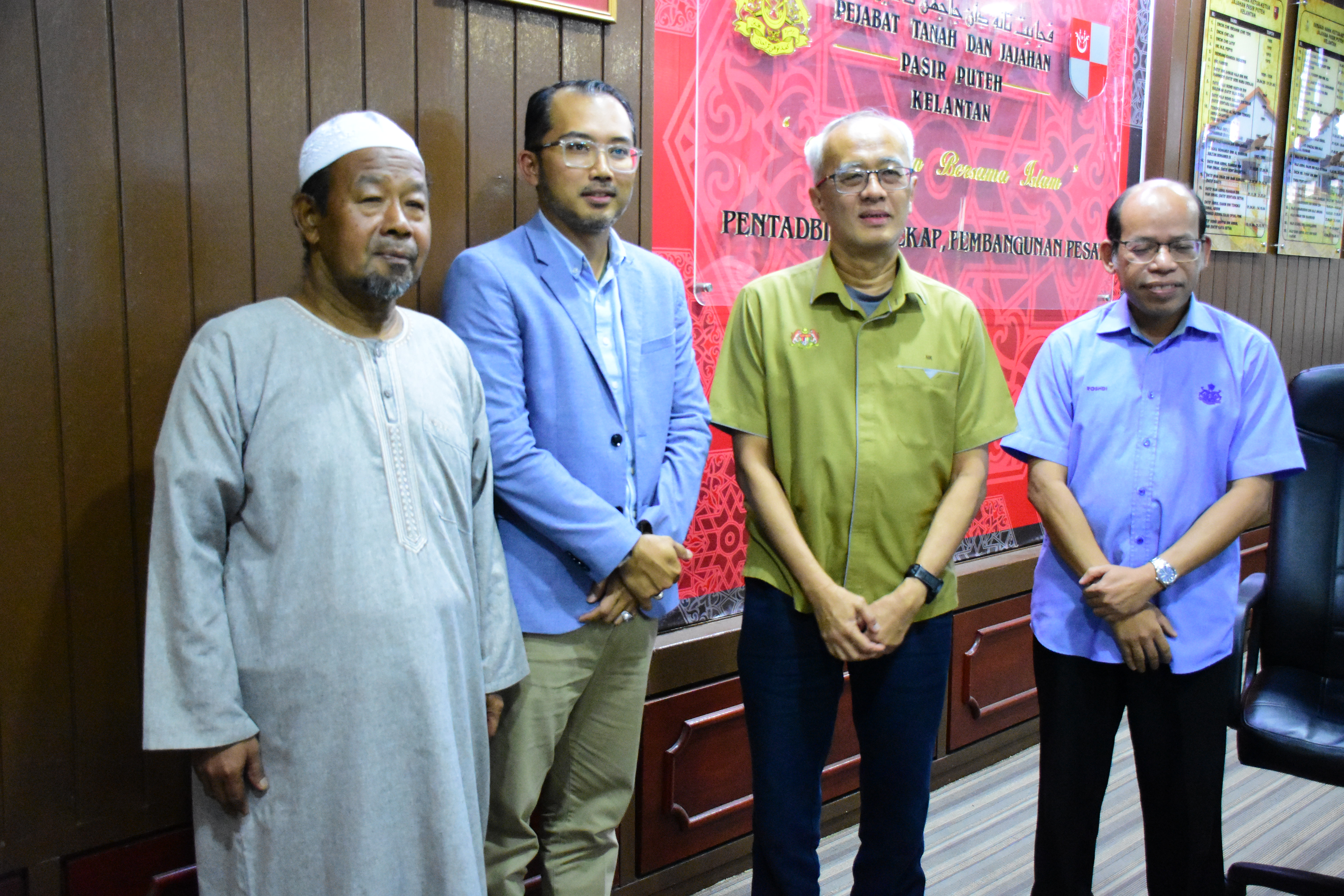 mesyuarat penyelarasan pelaksanaan projek bina masjid baru